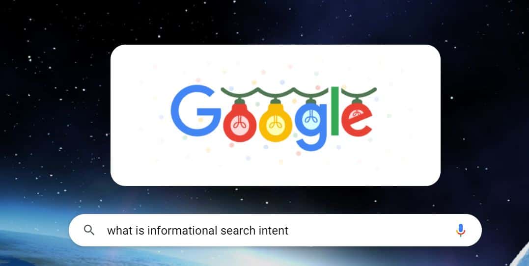 google search for information