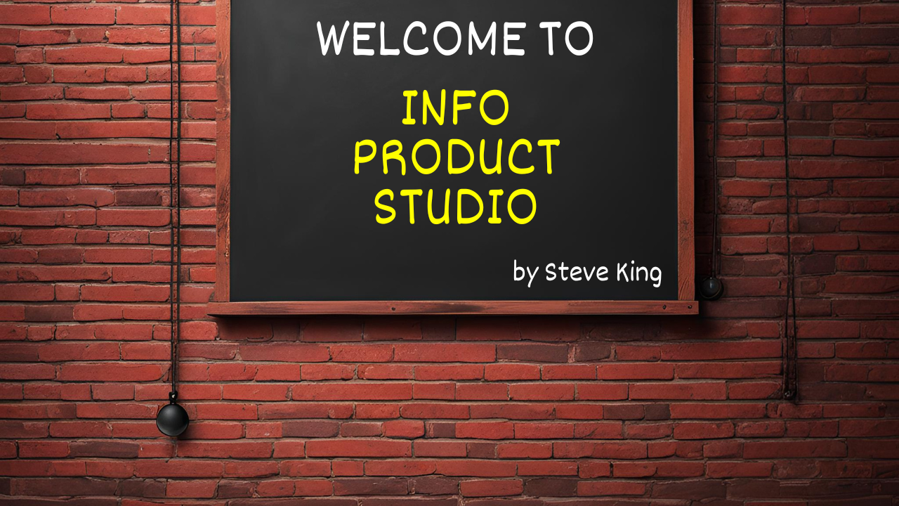 Info Product Studio Welcome