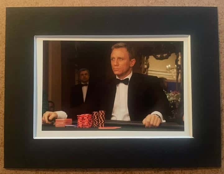 James bond postcard