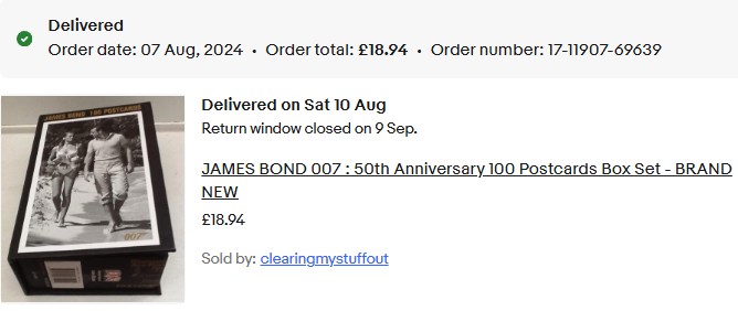 James bond purchase 1