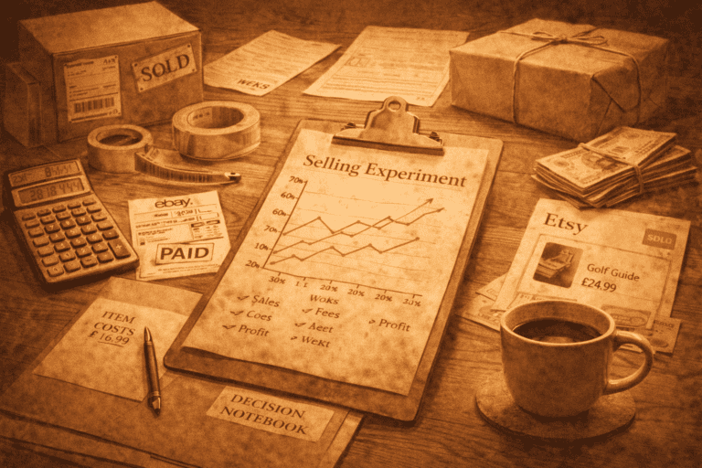 A Calm Experiment In Selling Finished Work