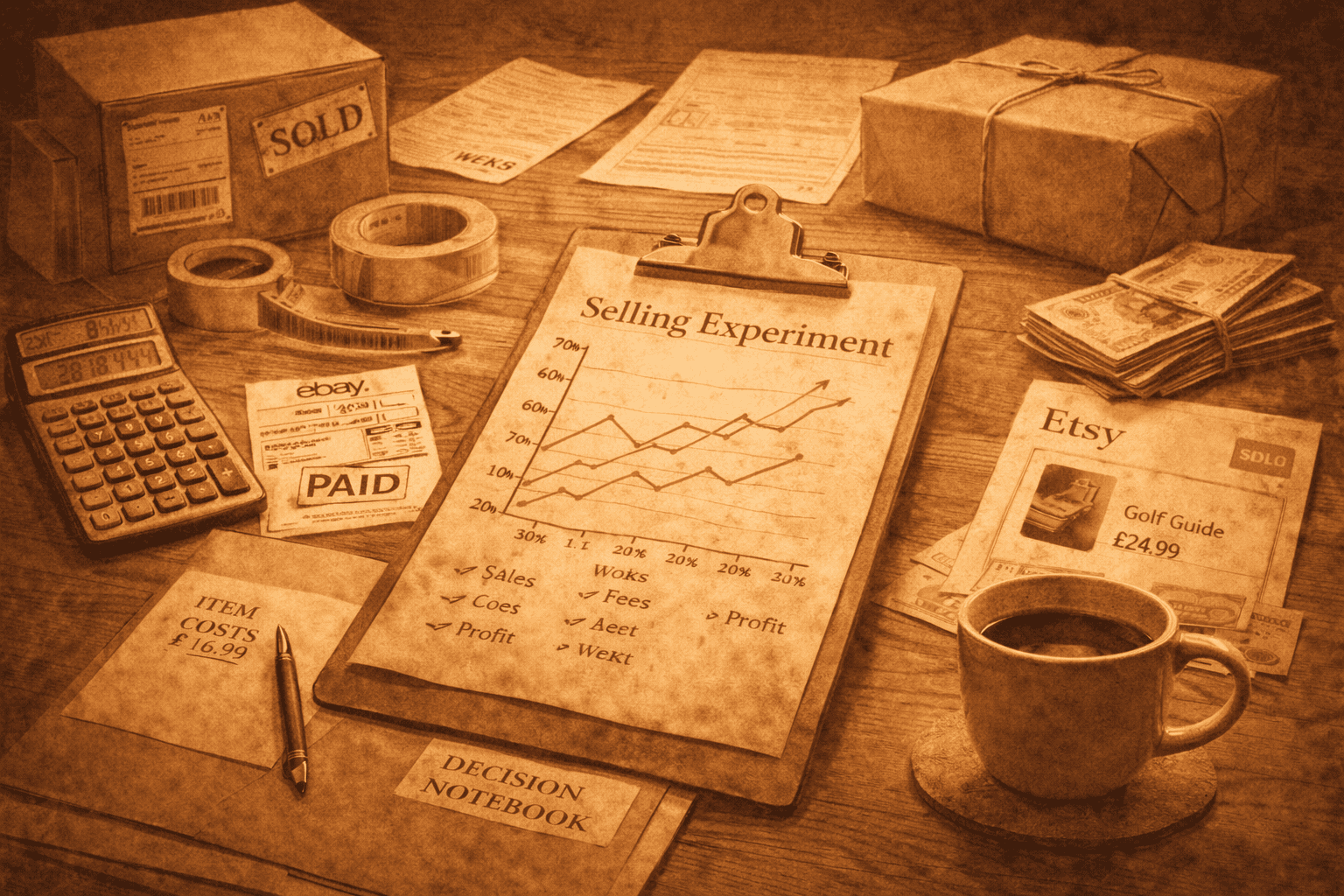 A Calm Experiment In Selling Finished Work