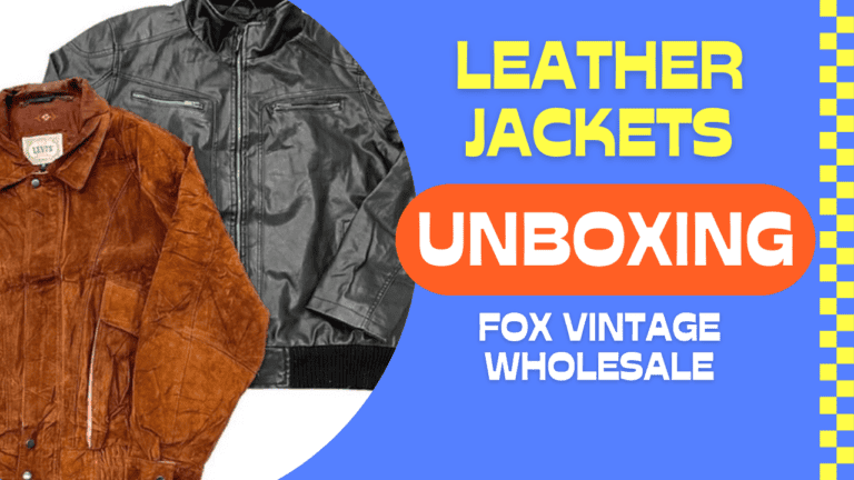 Unboxing Leather Jackets From Fox Vintage Wholesale