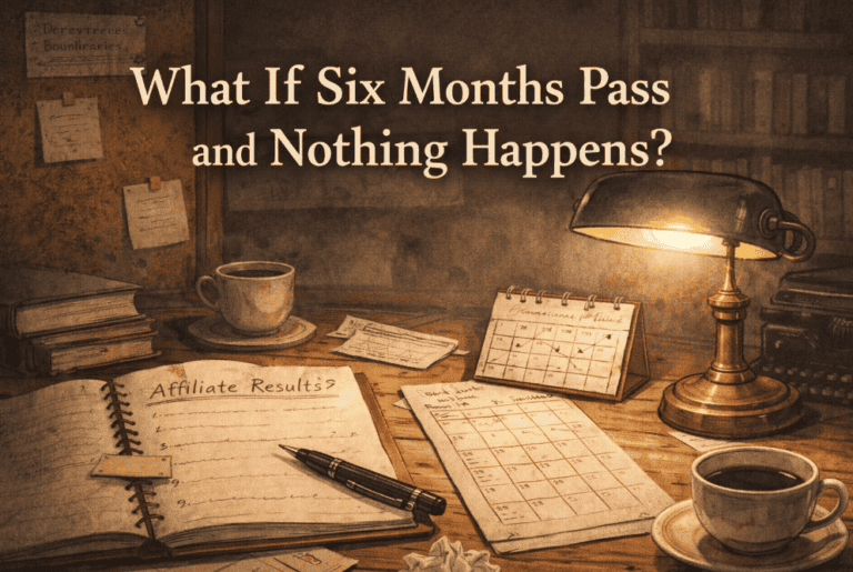 This picture is used as the featured image for Steve's post called What If Six Months Pass And Nothing Happens