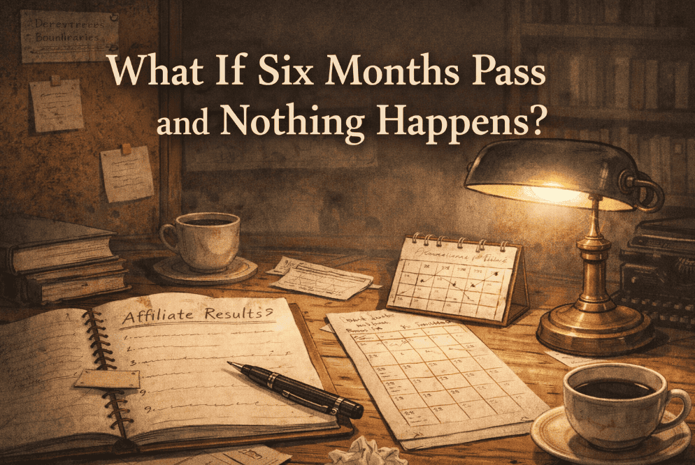 This picture is used as the featured image for Steve's post called What If Six Months Pass And Nothing Happens