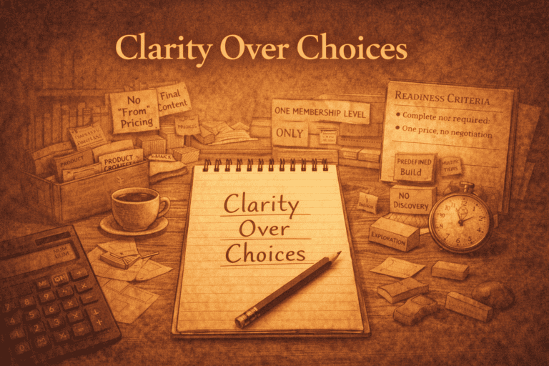 What actually changed when I productised web design again