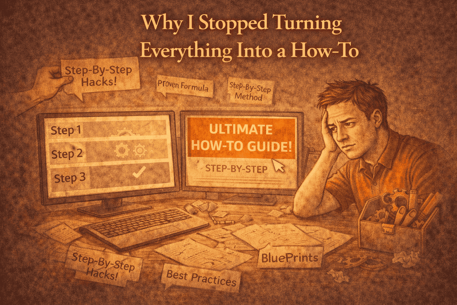 Why I Stopped Turning Everything Into a How To