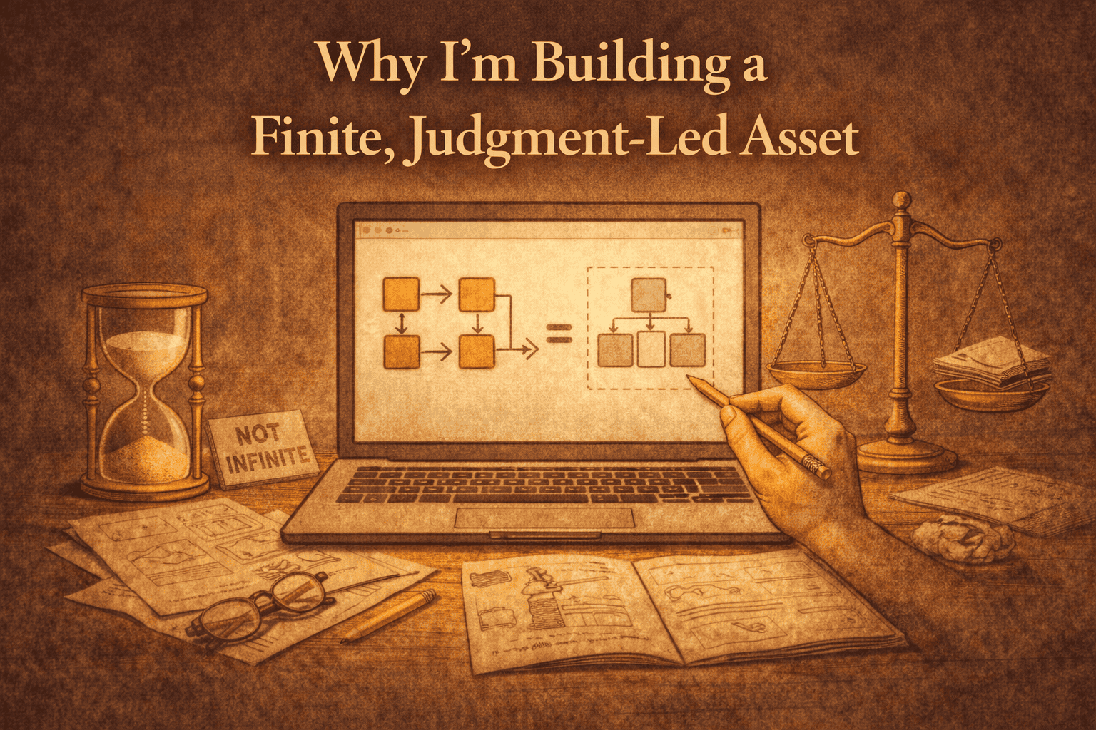 Why I’m Building a Finite, Judgment Led Asset