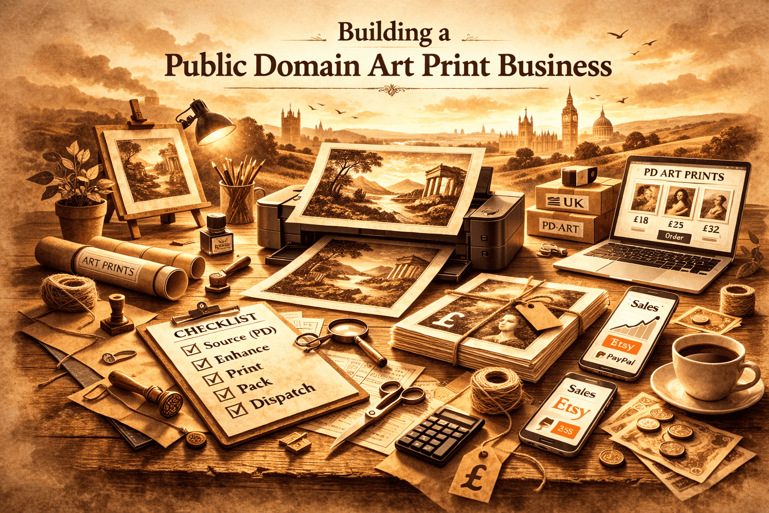 Building a Public Domain Art Print Business