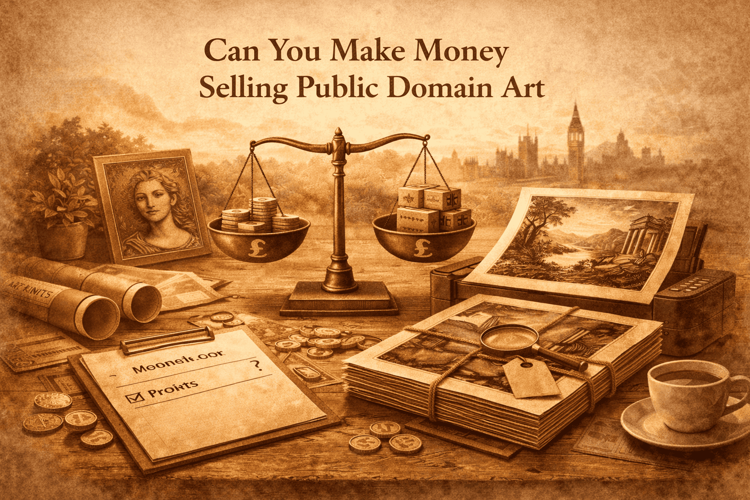 Can You Make Money Selling Public Domain Art