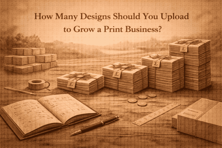 How Many Designs to Grow a Print Business