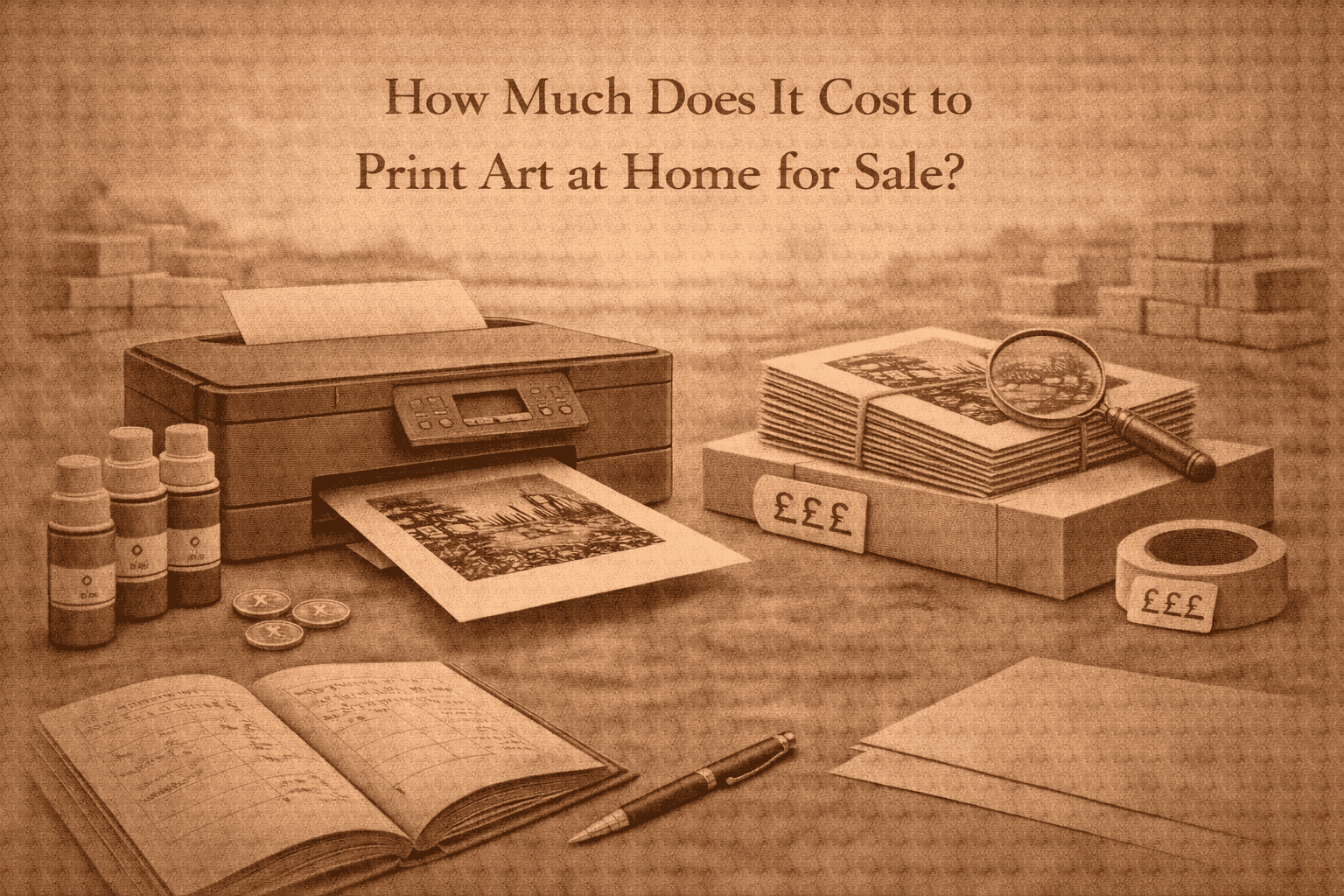 How Much Does It Cost to Print Art at Home
