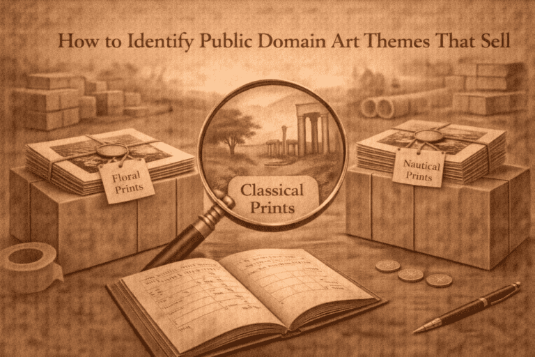 How to Identify Public Domain Art Themes That Sell