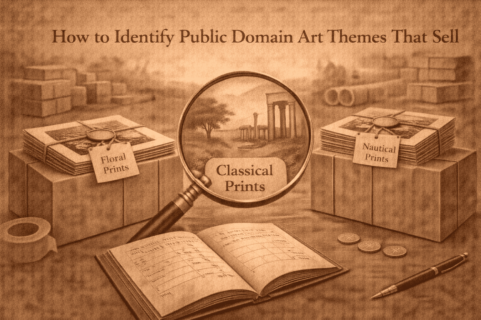 How to Identify Public Domain Art Themes That Sell