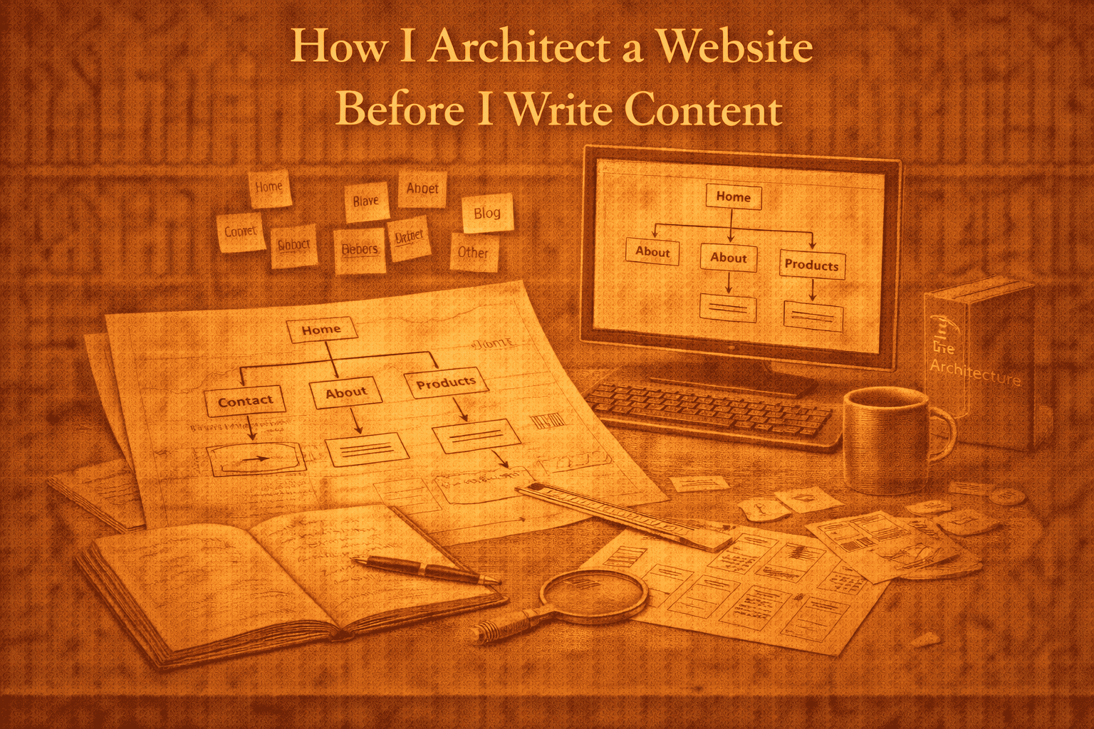 How I Architect a Website Before I Write Content