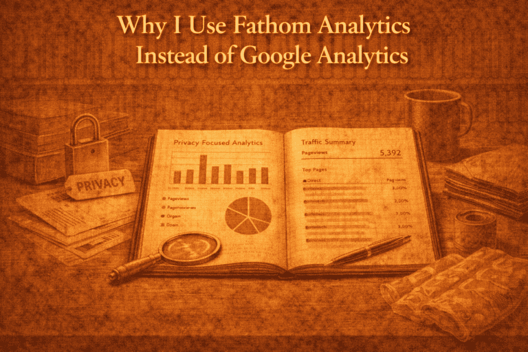 I Use Fathom Analytics Instead of Google Analytics