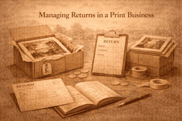 Managing Returns in a Print Business