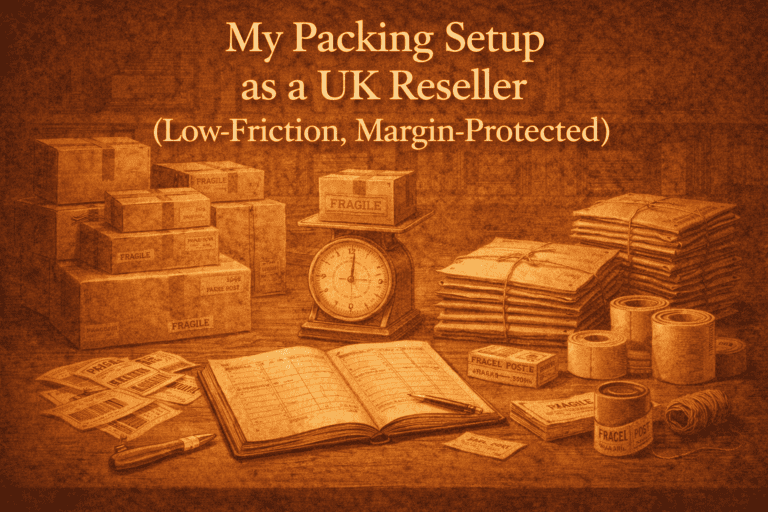 My Packing Setup as a UK Reseller