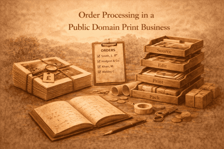 Order Processing in a Print Business