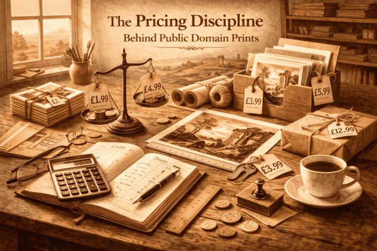 Pricing Discipline Behind Public Domain Prints