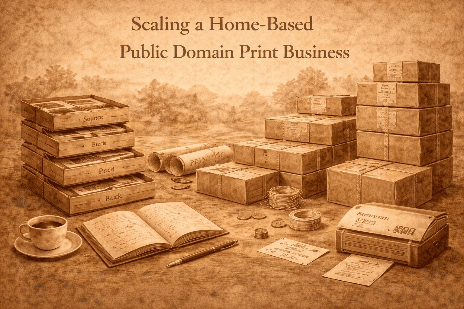 Scaling a Home Based Print Business