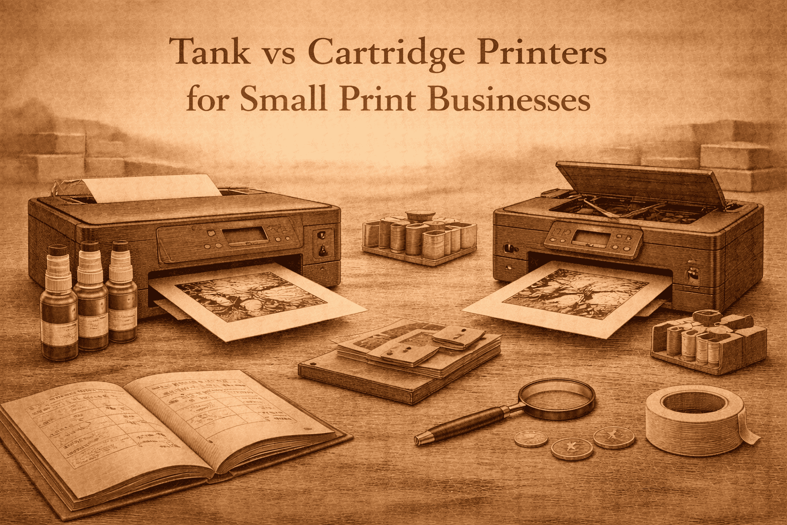 Tank vs Cartridge Printers for Small Print Businesses