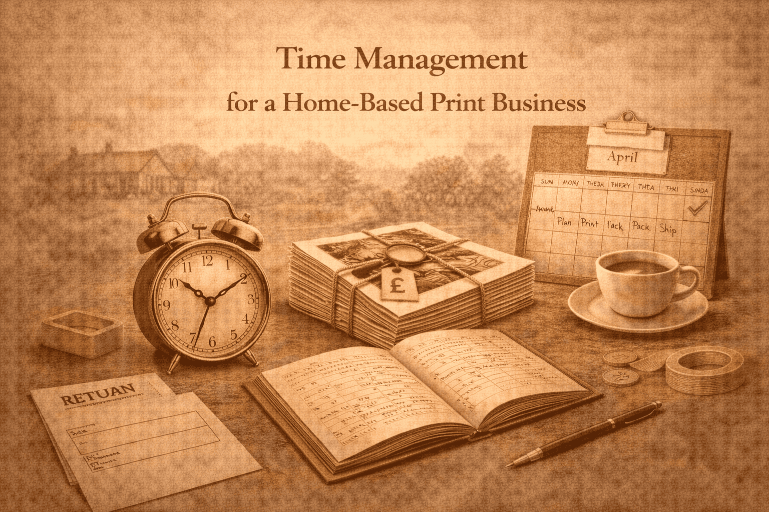 Time Management for a Home Based Print Business