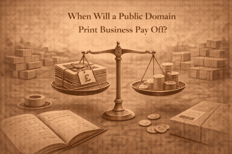 When Will a Public Domain Print Business Pay Off