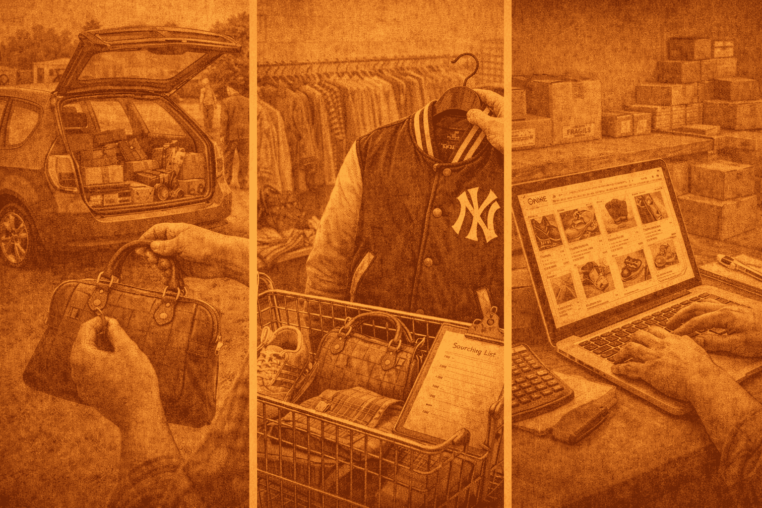 Comparing Car Boot Sales Charity Shops and Buying Stock Online