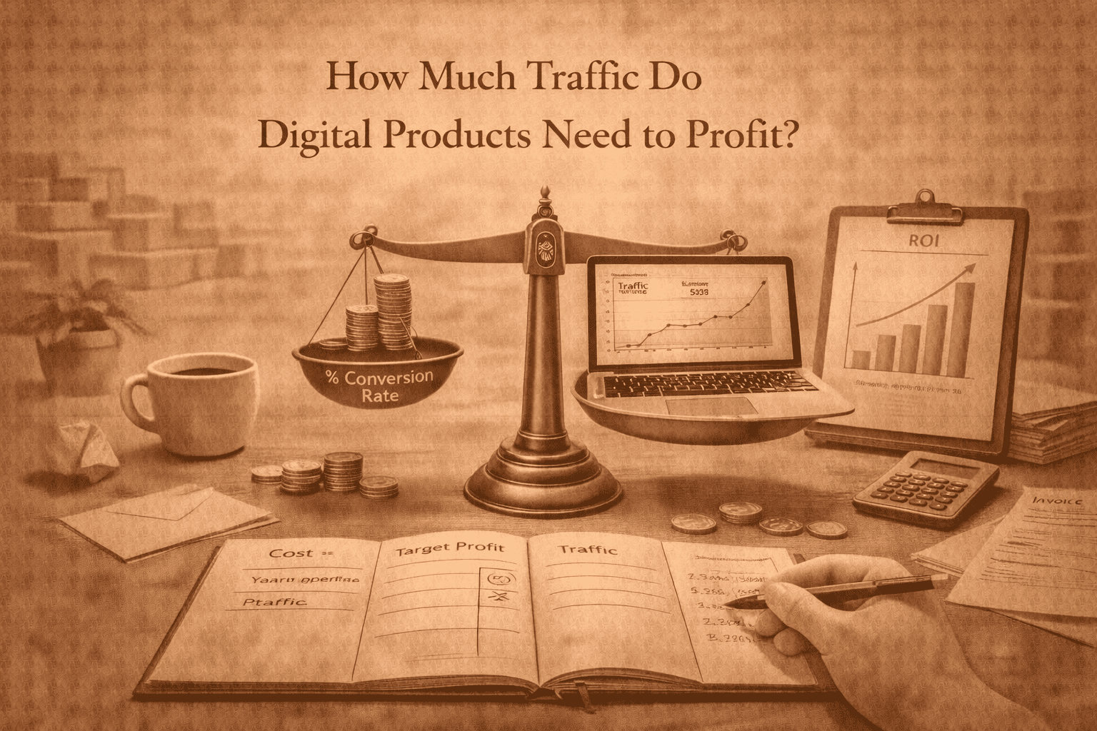 How Much Traffic Do Digital Products Need to Profit